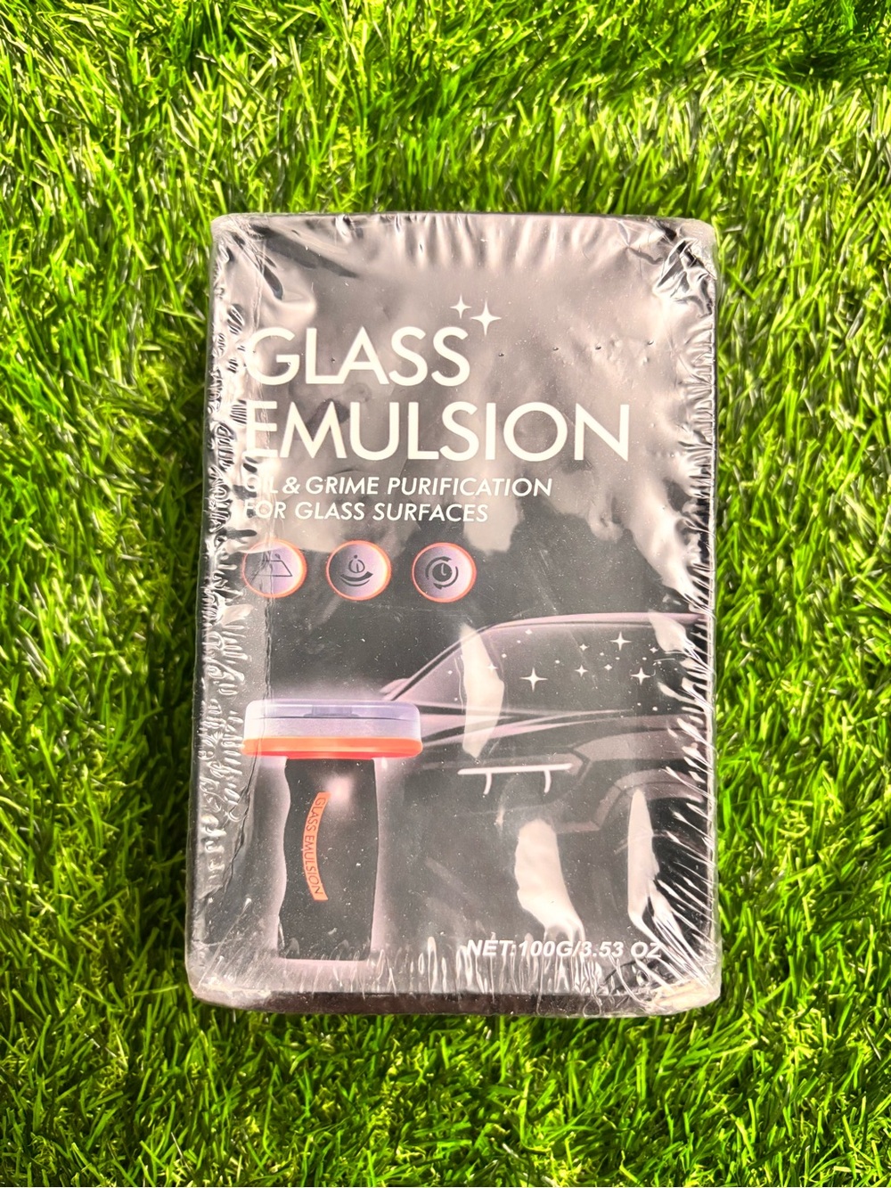 Glass Emulsion Glass Cleaner - Black/Orange
